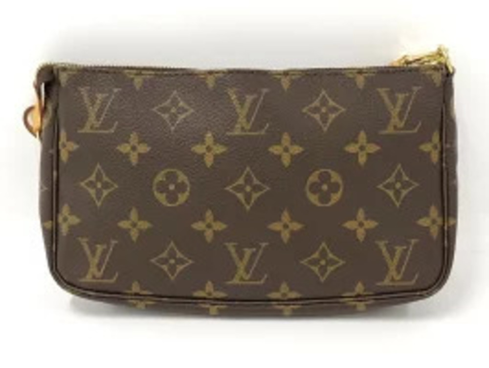 Louis Vuitton Monogram Accessoires Pouch Clutch Accessory Pochette Brown